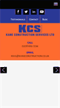 Mobile Screenshot of kaneconstruction.co.uk